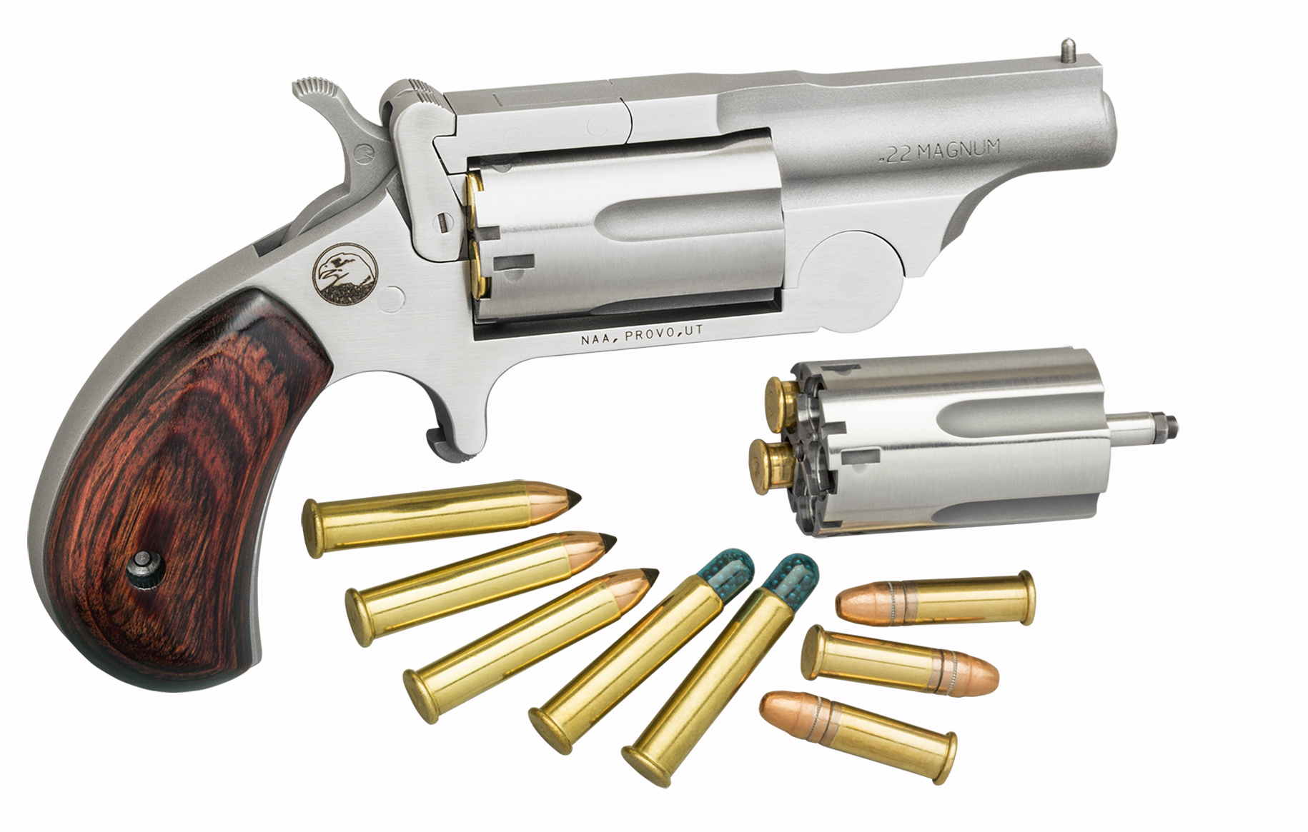 Flashbang Bra North American Arms Mini Revolver .22 Magnum Black Right Hand  - Impact Guns