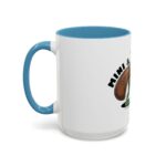revolver & army man accent coffee mug — retro toy soldier gun design (11/15oz)
