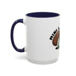revolver & army man accent coffee mug — retro toy soldier gun design (11/15oz)