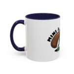 revolver & army man accent coffee mug — retro toy soldier gun design (11/15oz)