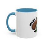 revolver & army man accent coffee mug — retro toy soldier gun design (11/15oz)